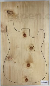 Body Swiss Pine, Unique Piece #011, 1-pc., 629 x 360 x 50mm